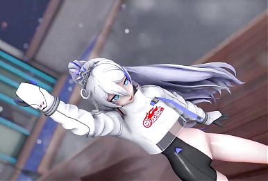 Kiana in racing suit - Sexy Dancing (3D HENTAI)