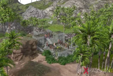 The last island of the savages. Tribal chief fucking young blonde